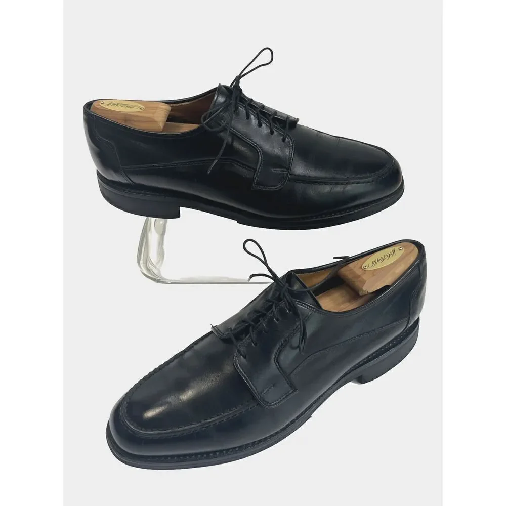Allen‎ Edmonds Mens Black Leather Oxford Dress Shoes Ellis size 10 D